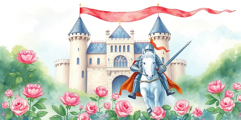 Лицар у синіх обладунках