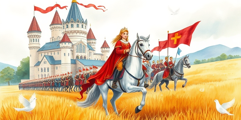 Принцеса і її улюблений кінь