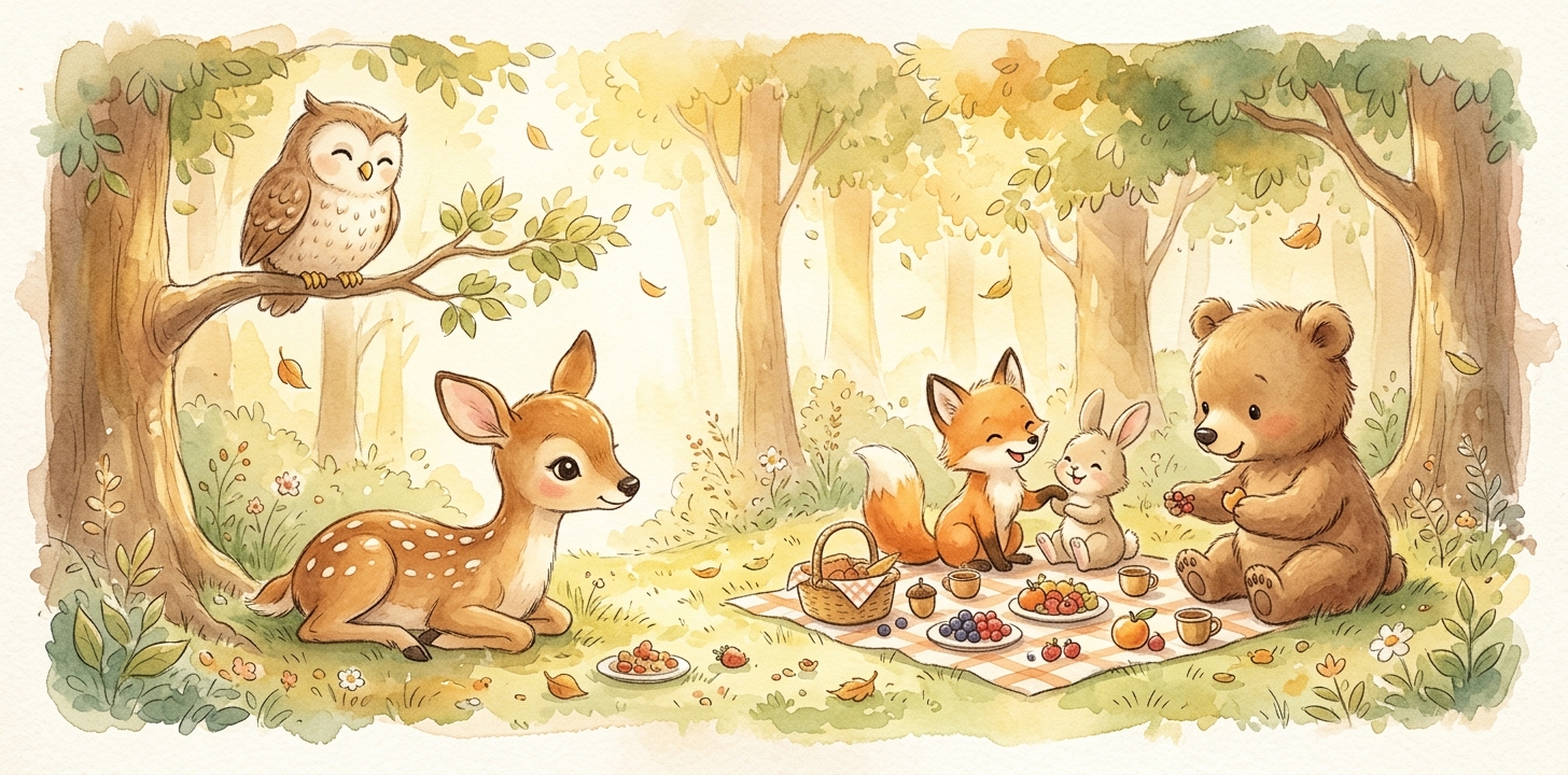 The Animals’ Forest Picnic