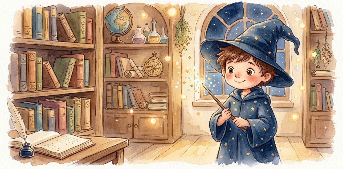 The Little Wizard’s First Spell