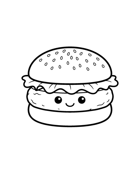 Pancakes Coloring Page for Kids: Print or Color Online